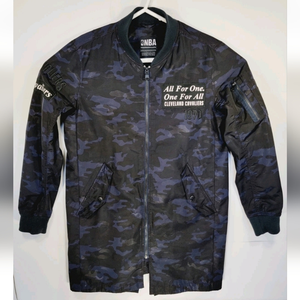 NBA Cleveland Cavaliers SizeSmall Jacket Long Tail All For One, One For All 1970